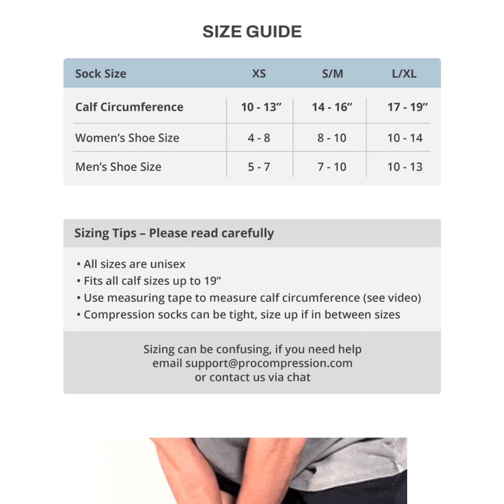 Pro Compression Marathon Socks size Small/Medium - Picture 2 of 2